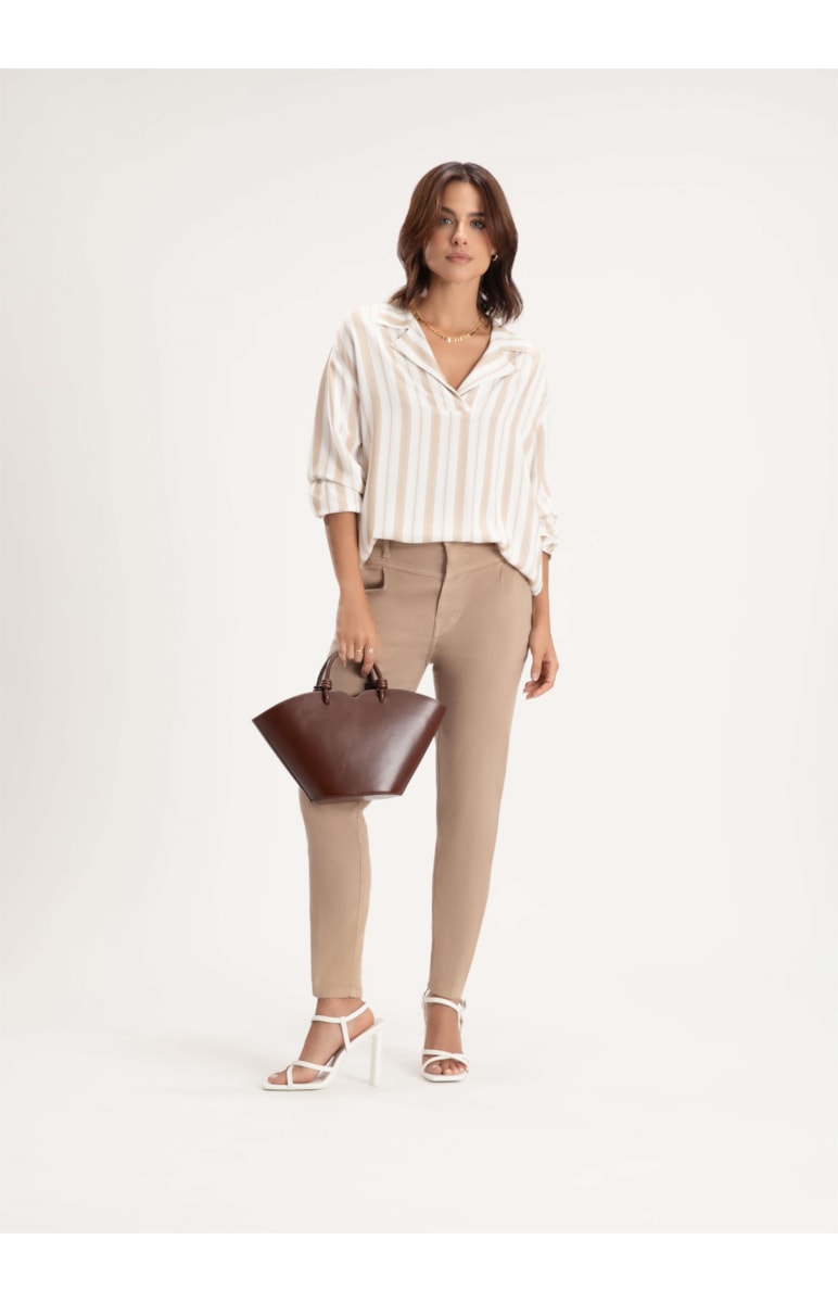Bata Lux Stripes Areia