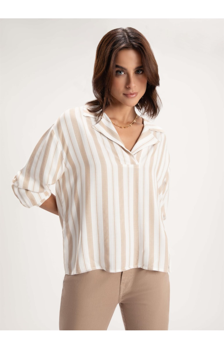 Bata Lux Stripes Areia