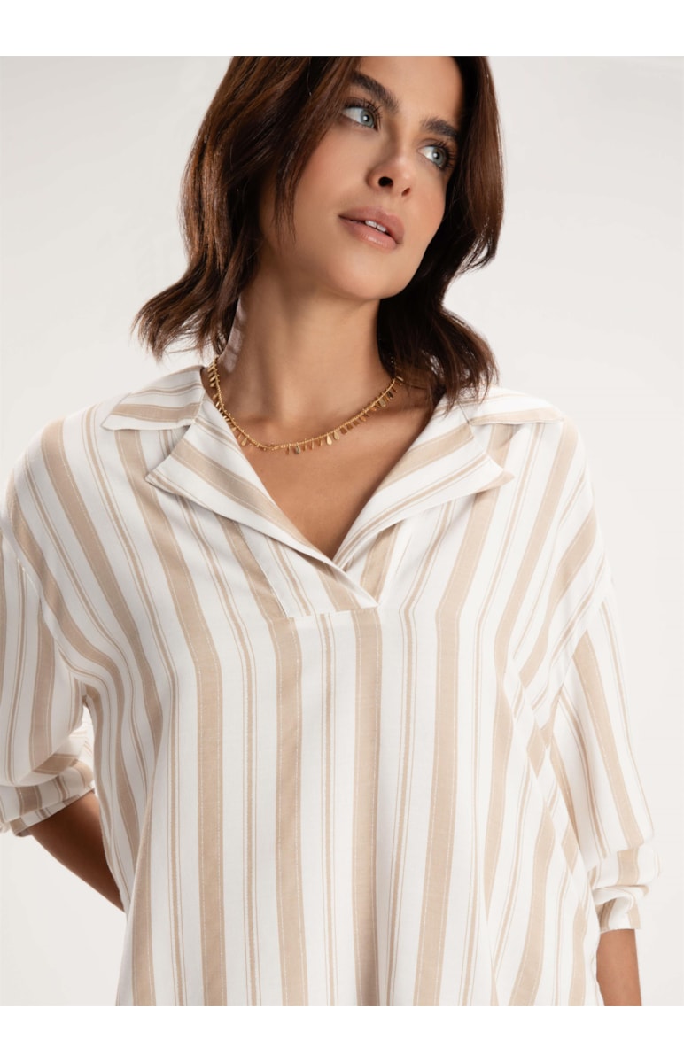 Bata Lux Stripes Areia