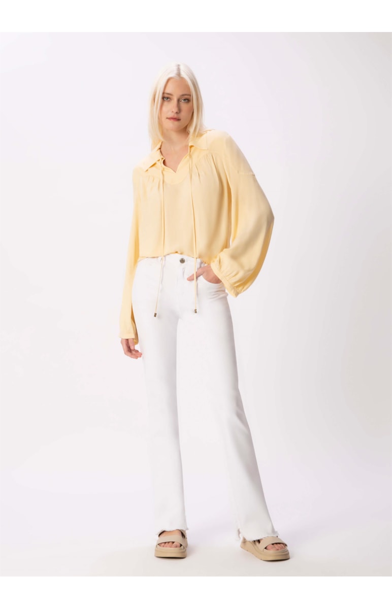 Bata Visco Nature Amarelo Claro
