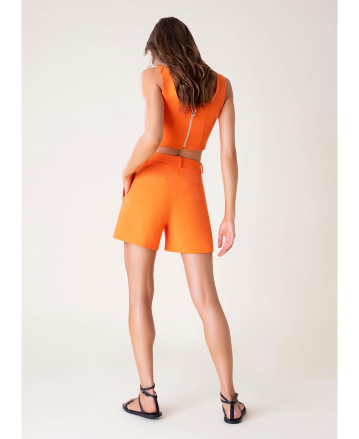 Bermuda Boucle Laranja