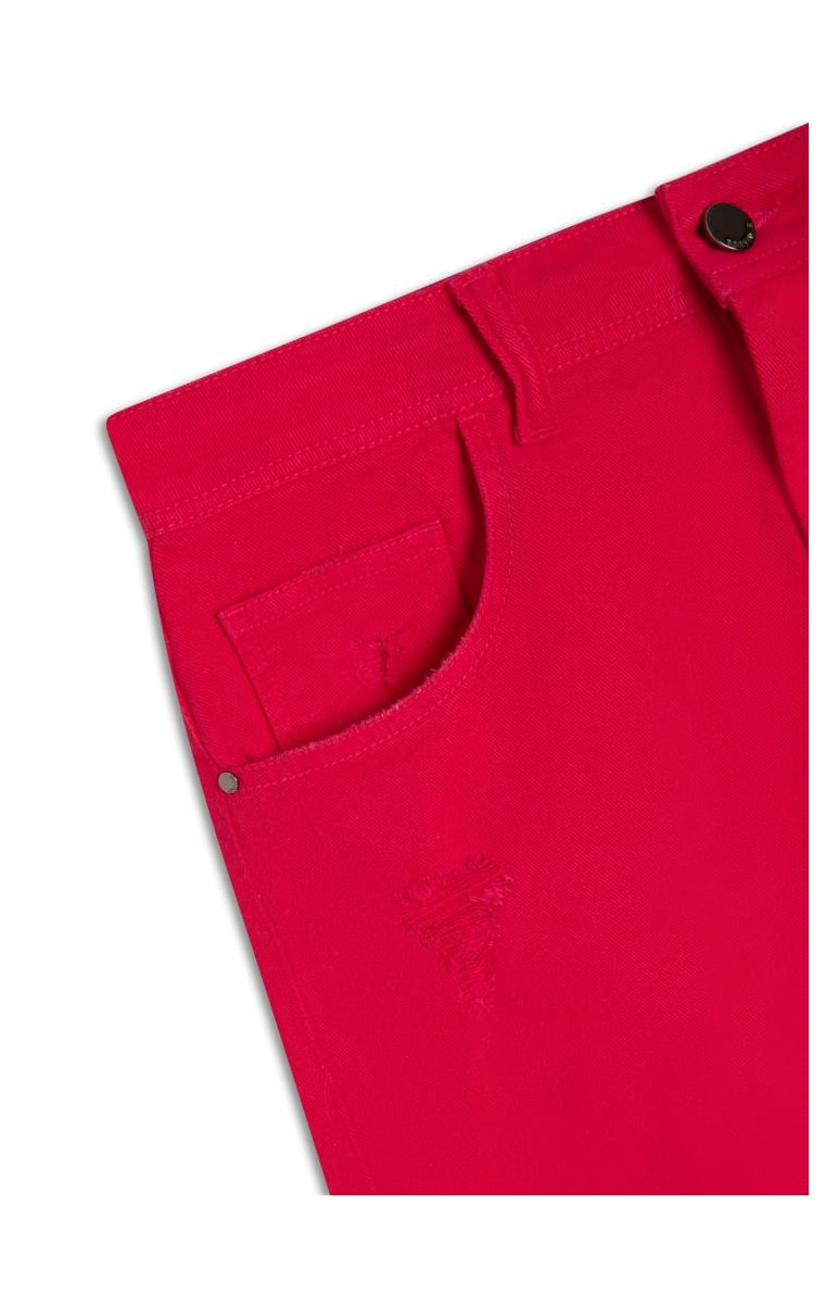 Bermuda Color Vintage Denim Pink
