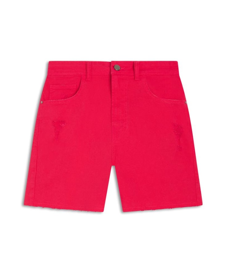 Bermuda Color Vintage Denim Pink