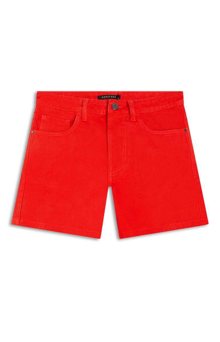 Bermuda Color White Denim Telha