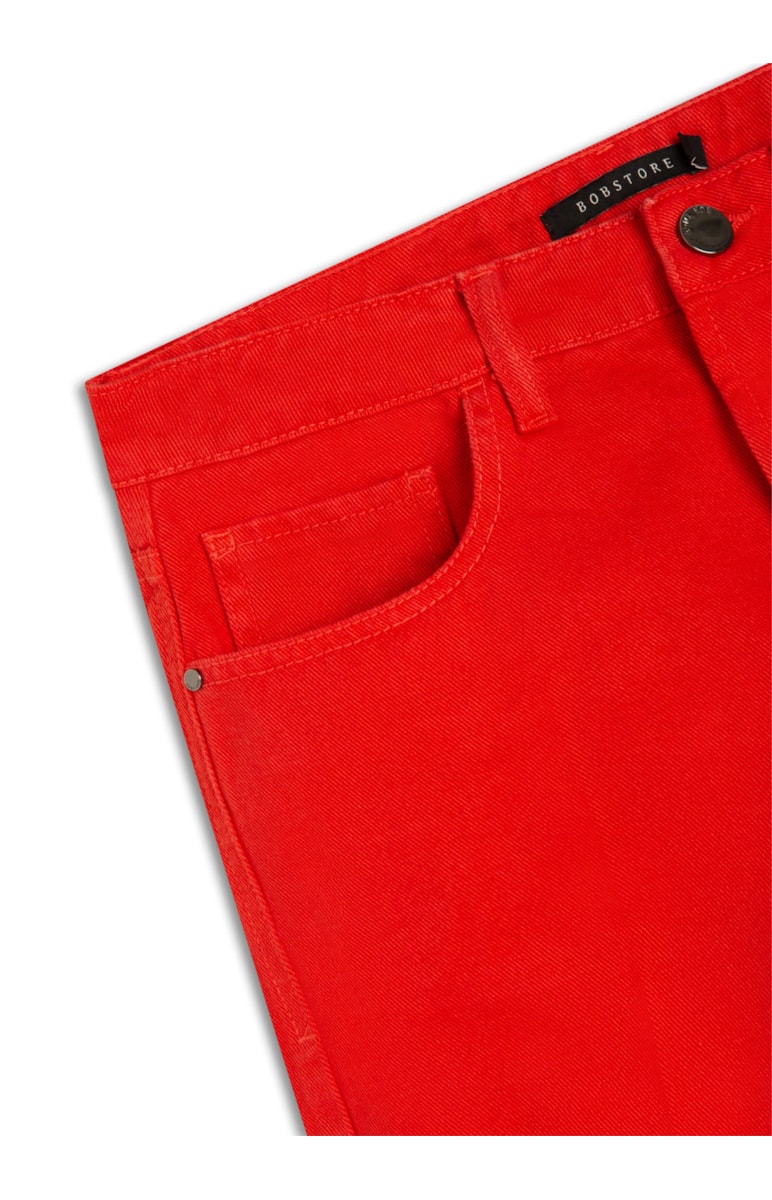 Bermuda Color White Denim Telha