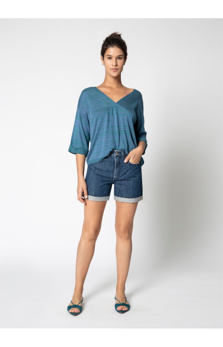 Bermuda Desert Denim Chloe Lav.Medio C/ Rede