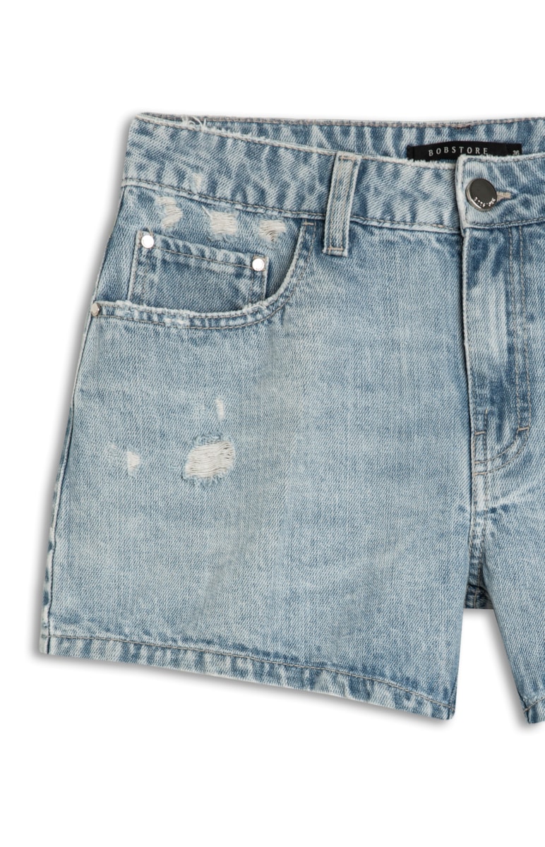 Bermuda Desert Denim Luiza B-265 Lav.Claro C/ Sky