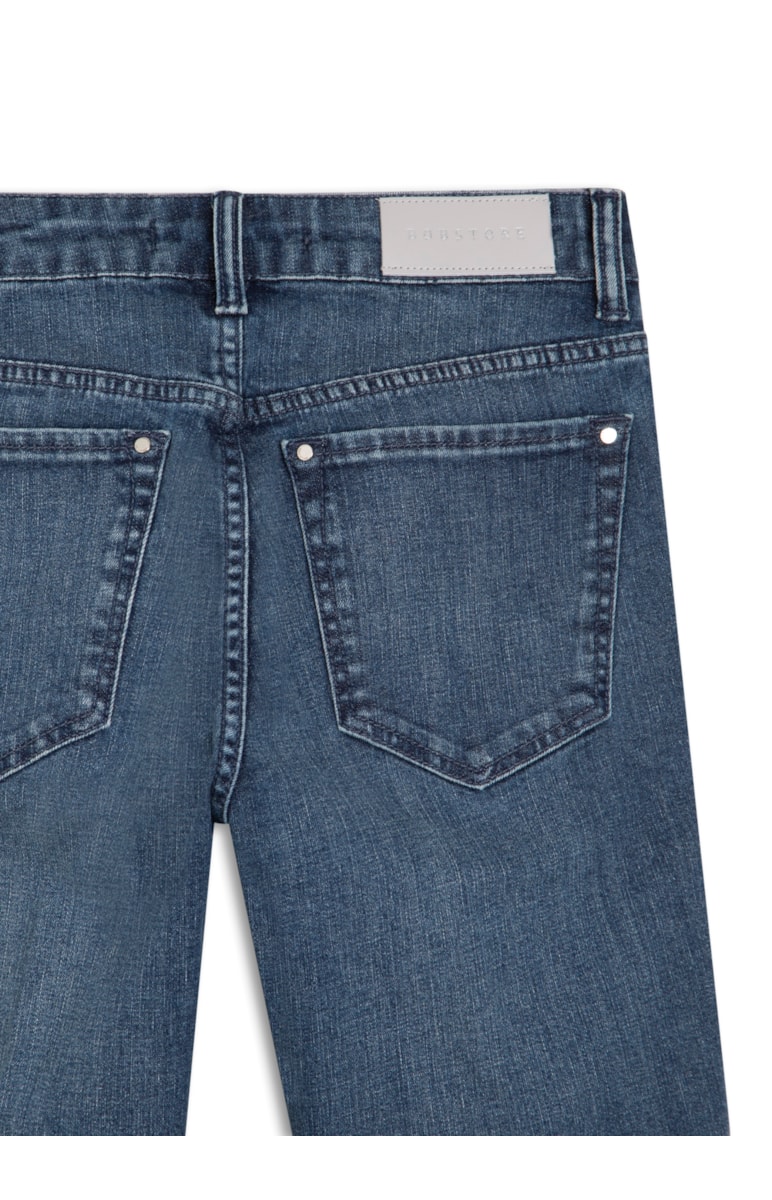 Bermuda Jeans Blue Elastic Hailey 323-Lav.Medio C/ Luvinha