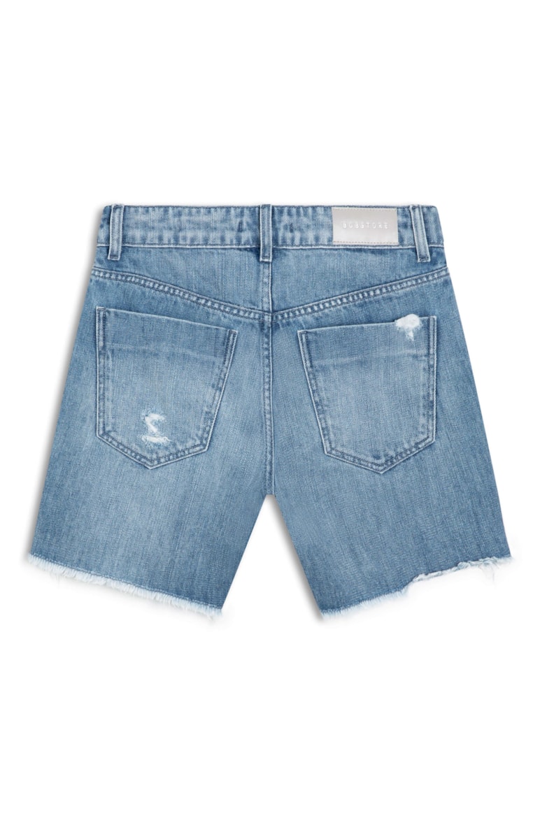 Bermuda Jeans Classic Puídos 389 - Lav. Medio C/ Puído