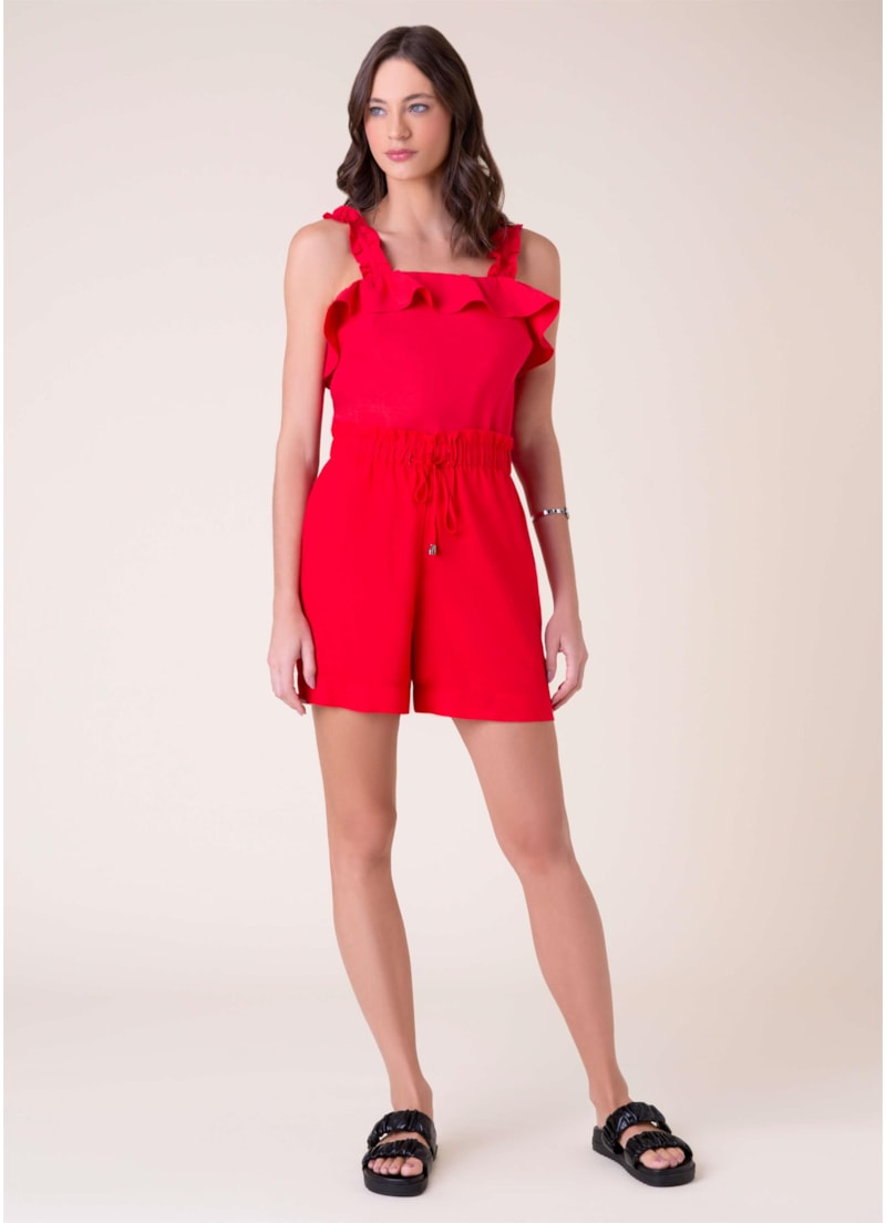 Bermuda Rolotê Vermelho