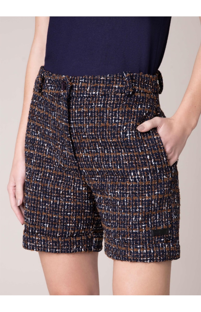 Bermuda Tweed Marinho