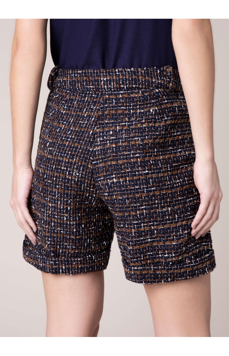 Bermuda Tweed Marinho