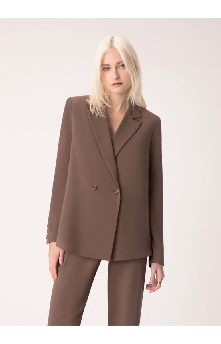 Blazer Armani Transpasse Marrom