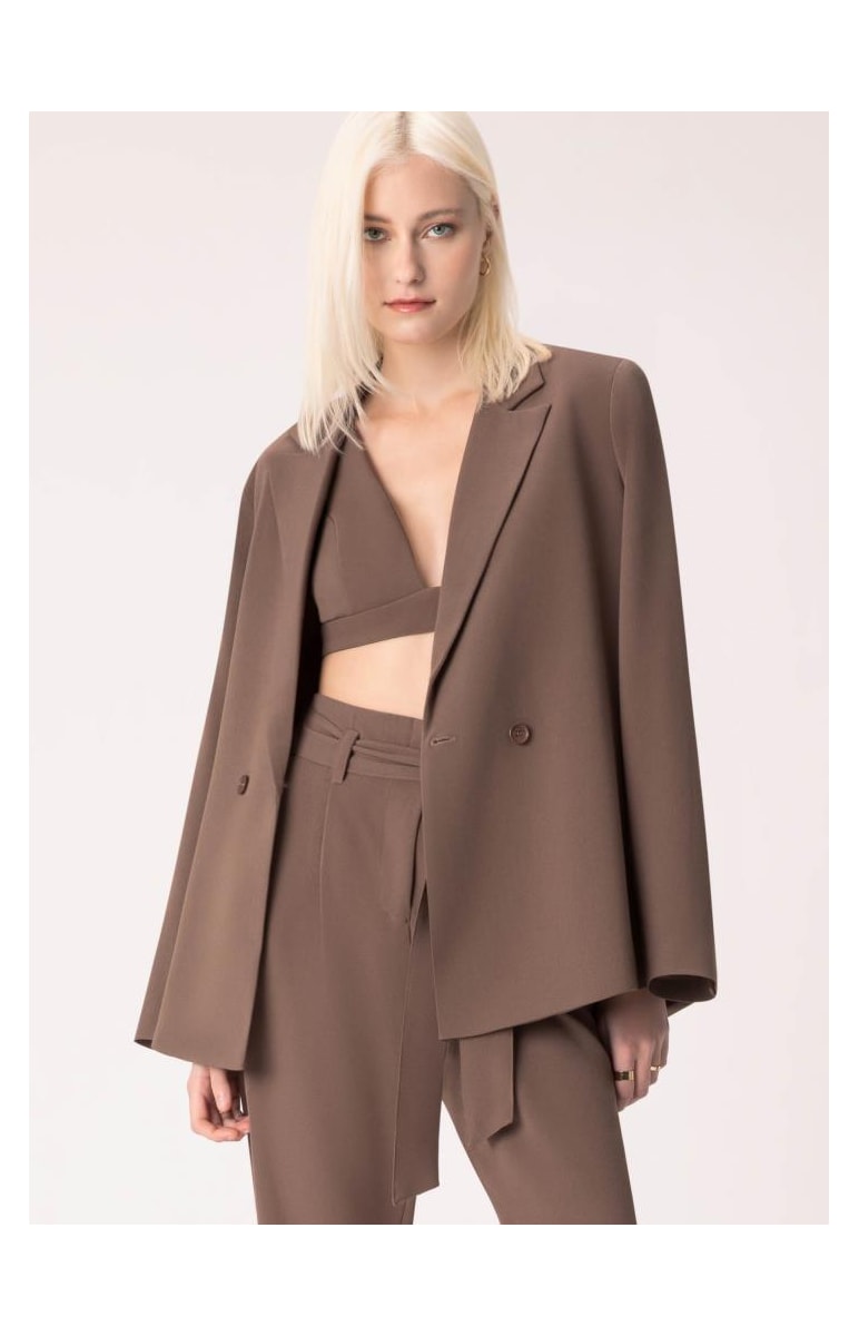 Blazer Armani Transpasse Marrom
