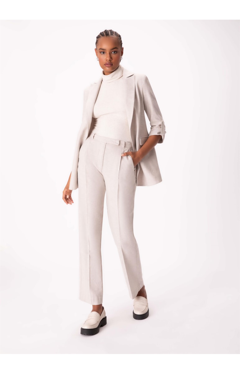 Blazer Linho Boyfriend Areia