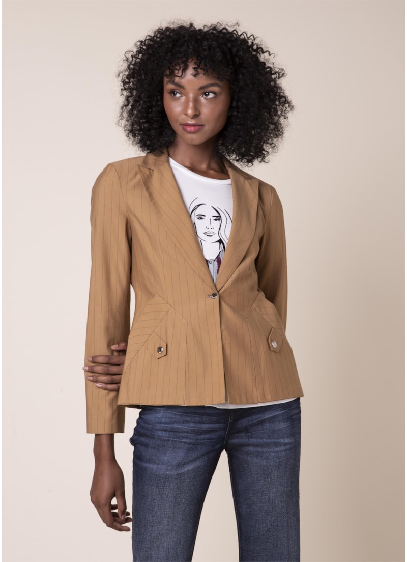 Blazer Martingale Diagonal Caramelo