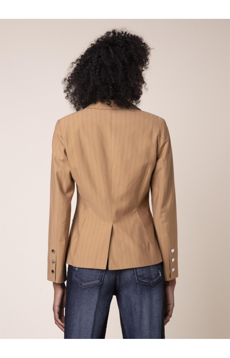 Blazer Martingale Diagonal Caramelo