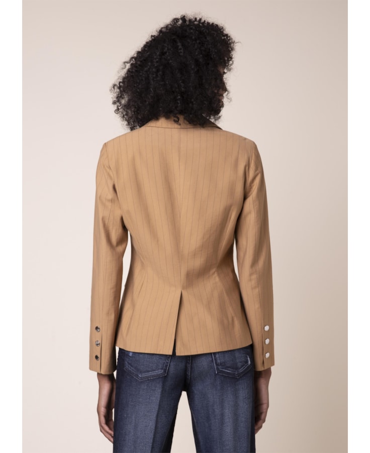 Blazer Martingale Diagonal Caramelo
