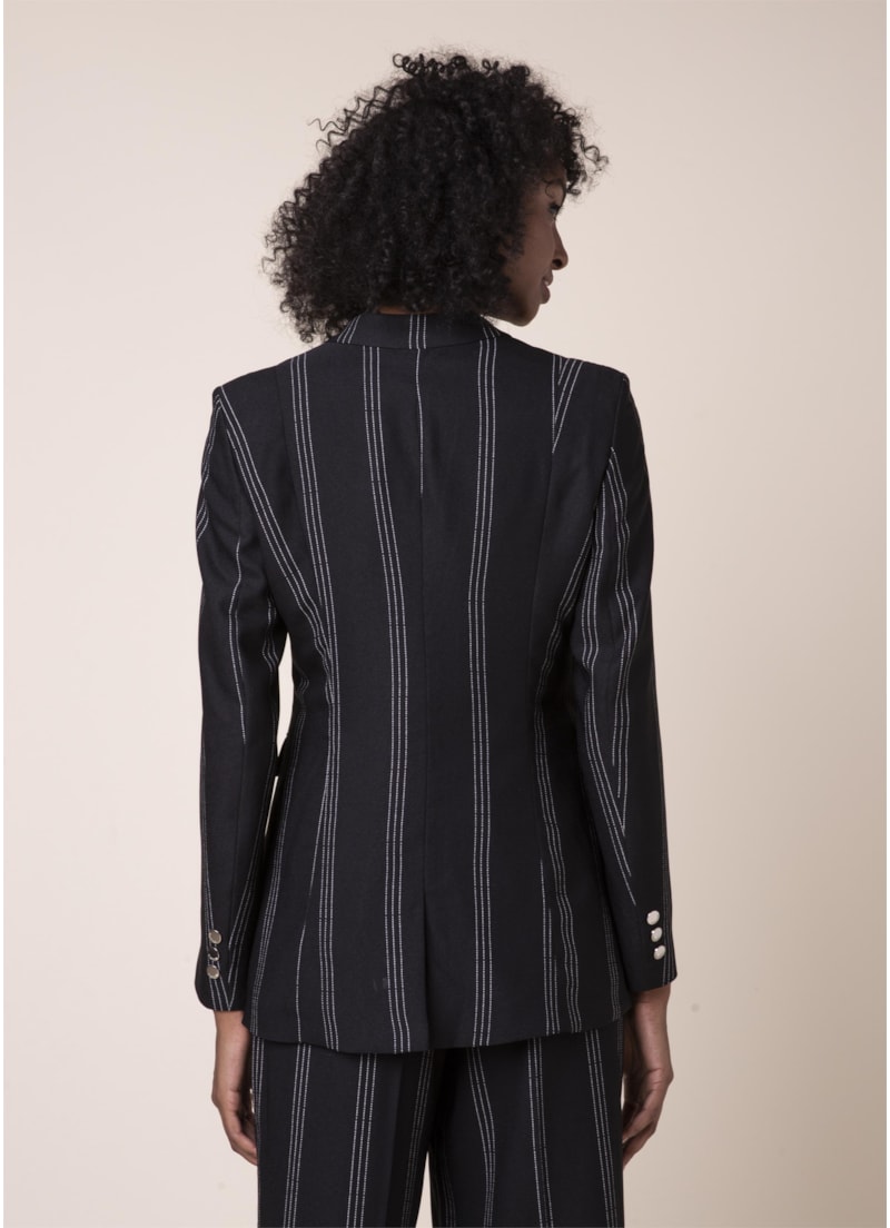 Blazer Stripes Preto