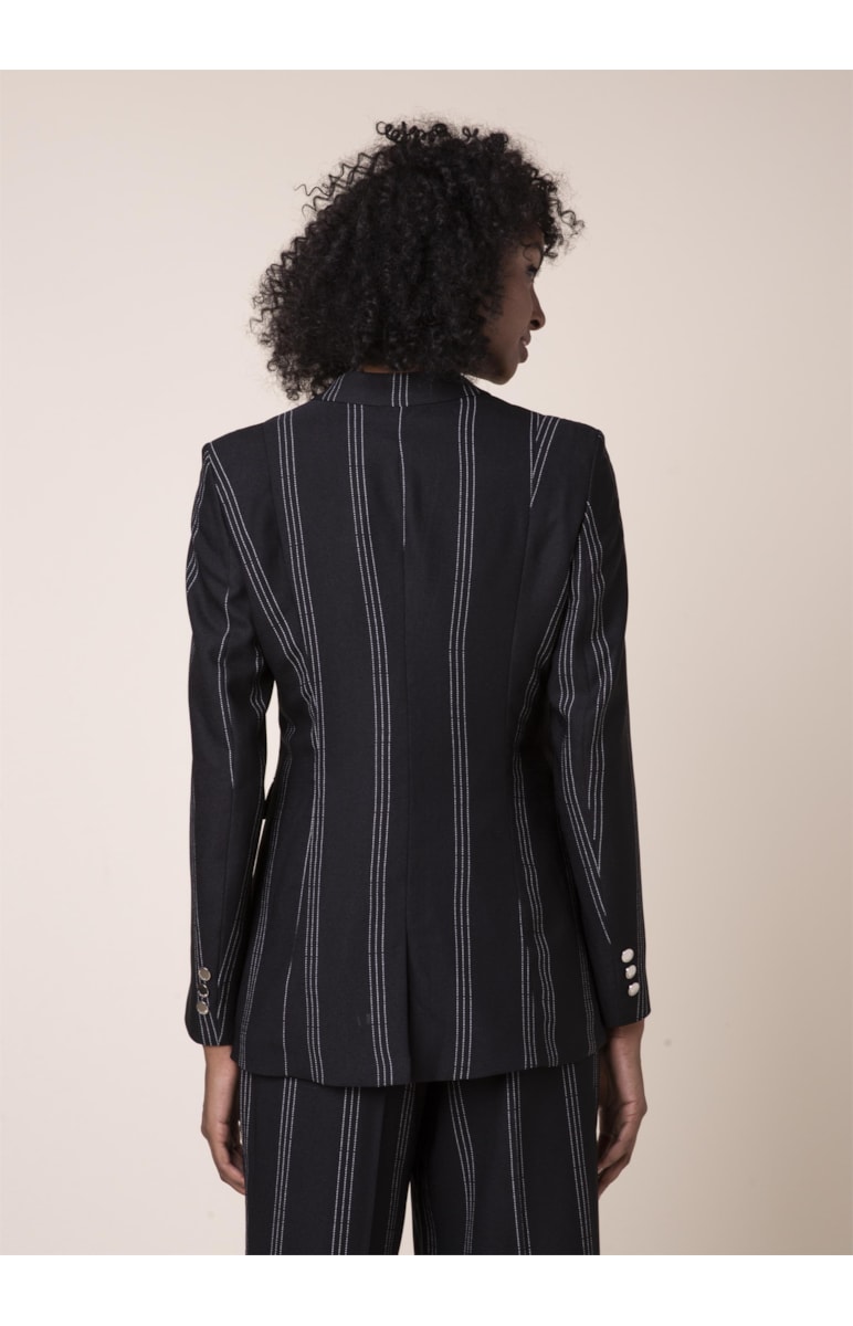 Blazer Stripes Preto