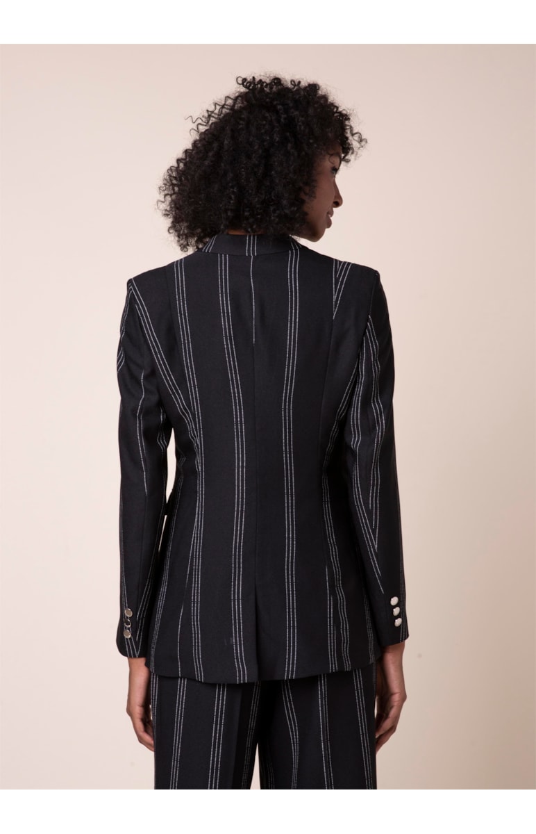 Blazer Stripes Preto