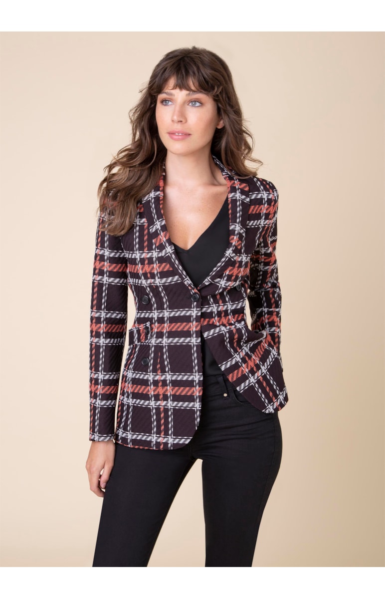 Blazer Tweed Shetland Xadrez