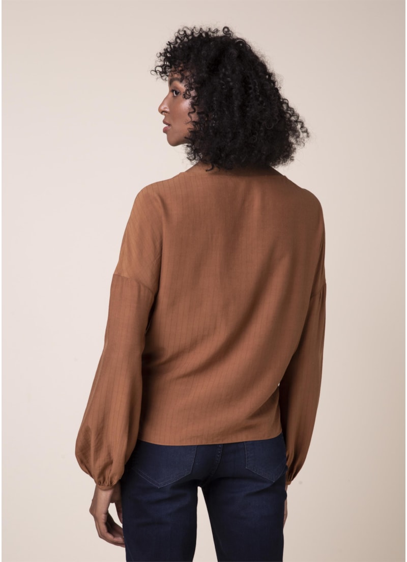 Blusa Amarração Caramelo
