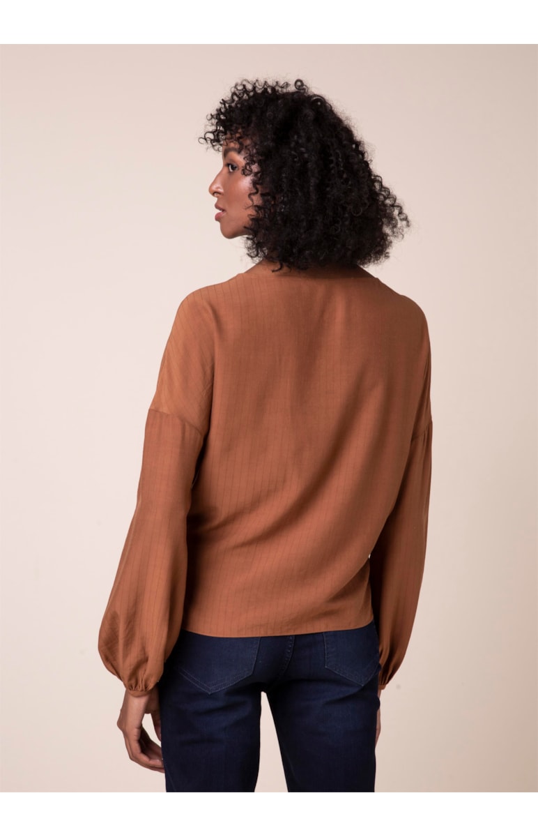 Blusa Amarração Caramelo