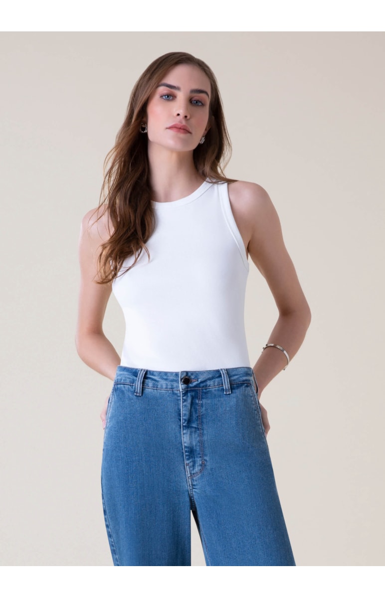 Blusa Bandage Flat Off White