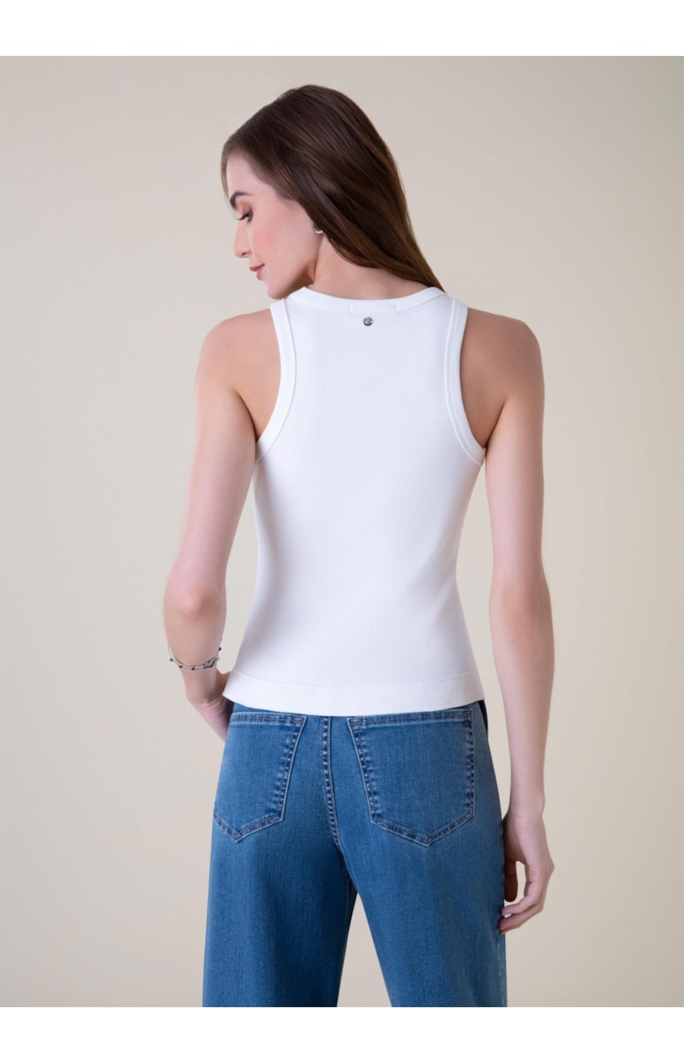 Blusa Bandage Flat Off White