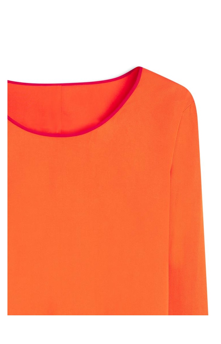 Blusa Bicolor Orange