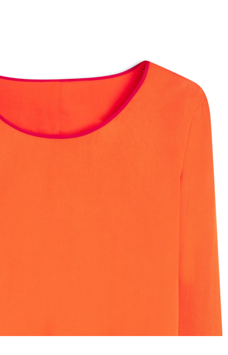 Blusa Bicolor Orange