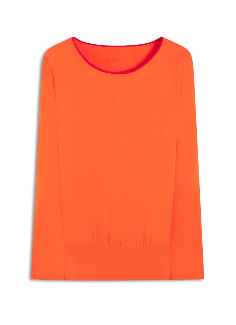 Blusa Bicolor Orange