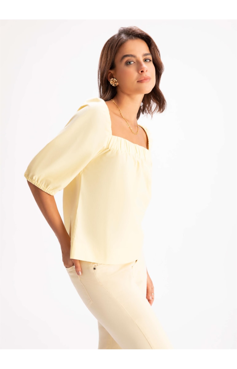 Blusa Blatt Amarelo Claro