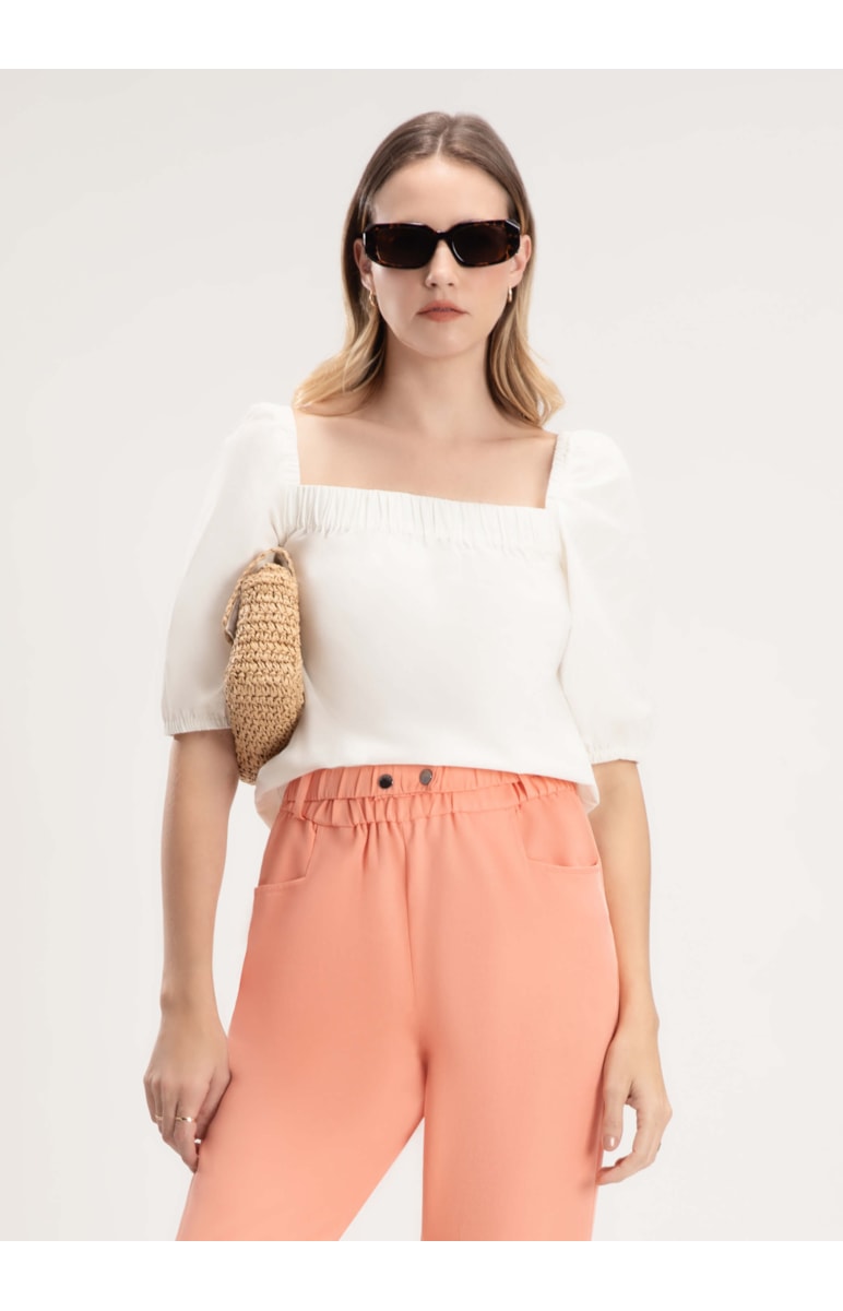 Blusa Blatt Off White