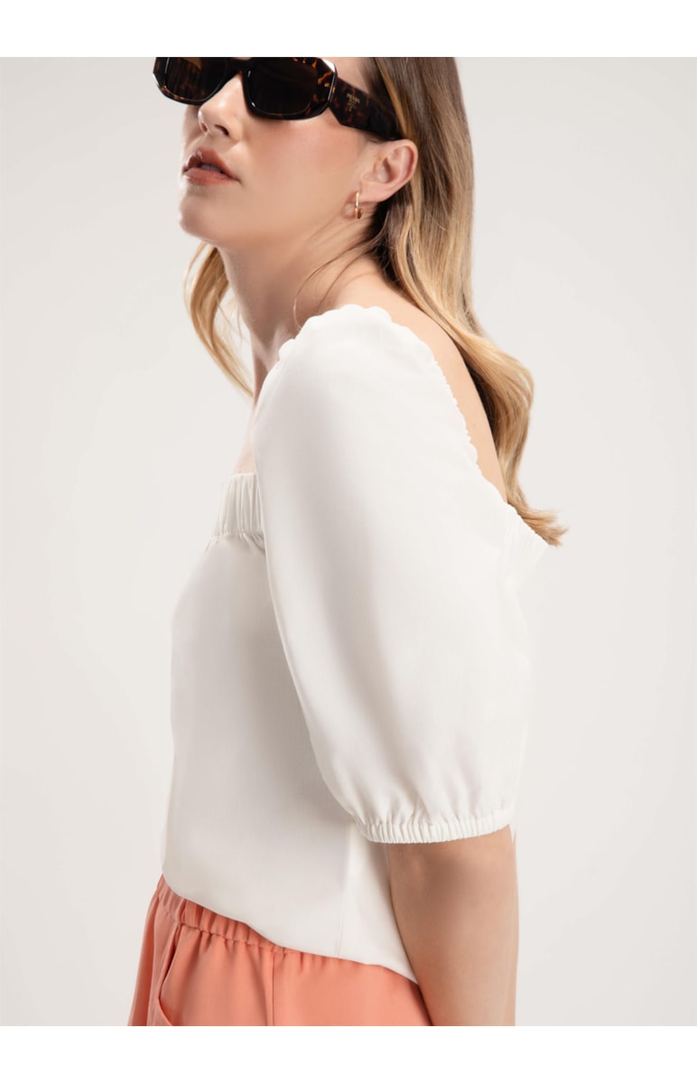 Blusa Blatt Off White