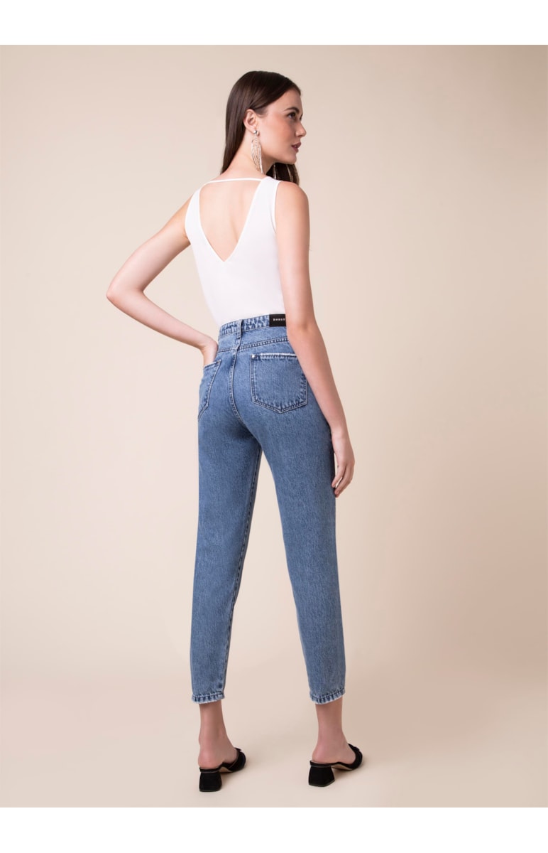 Blusa Boneca Frente Azul Seco