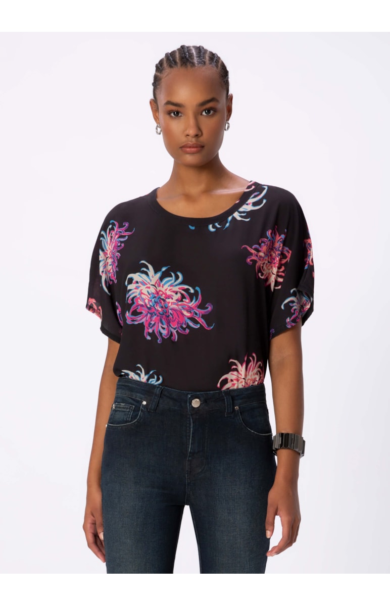Blusa Cetim Pink