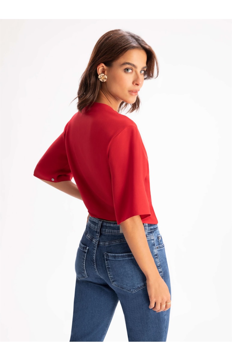 Blusa Crepe Summer Vermelho