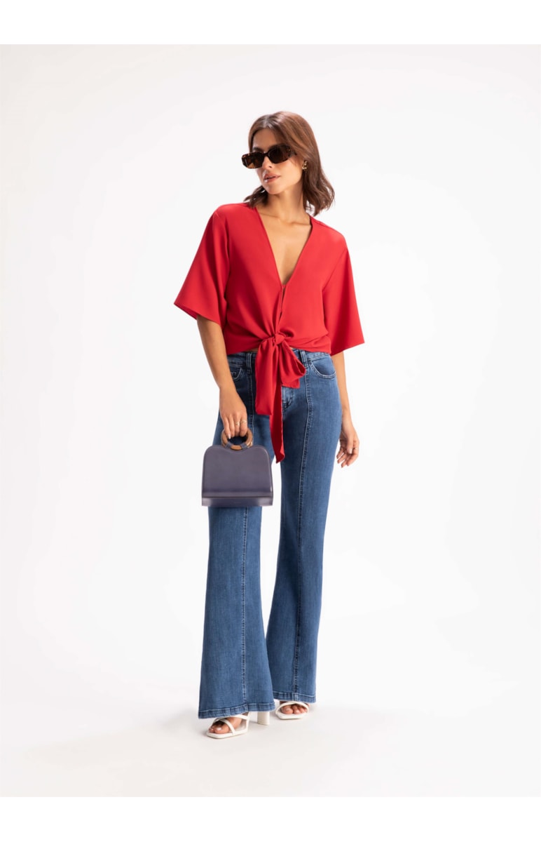 Blusa Crepe Summer Vermelho