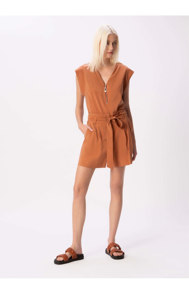 Blusa Cupro Touch Terra