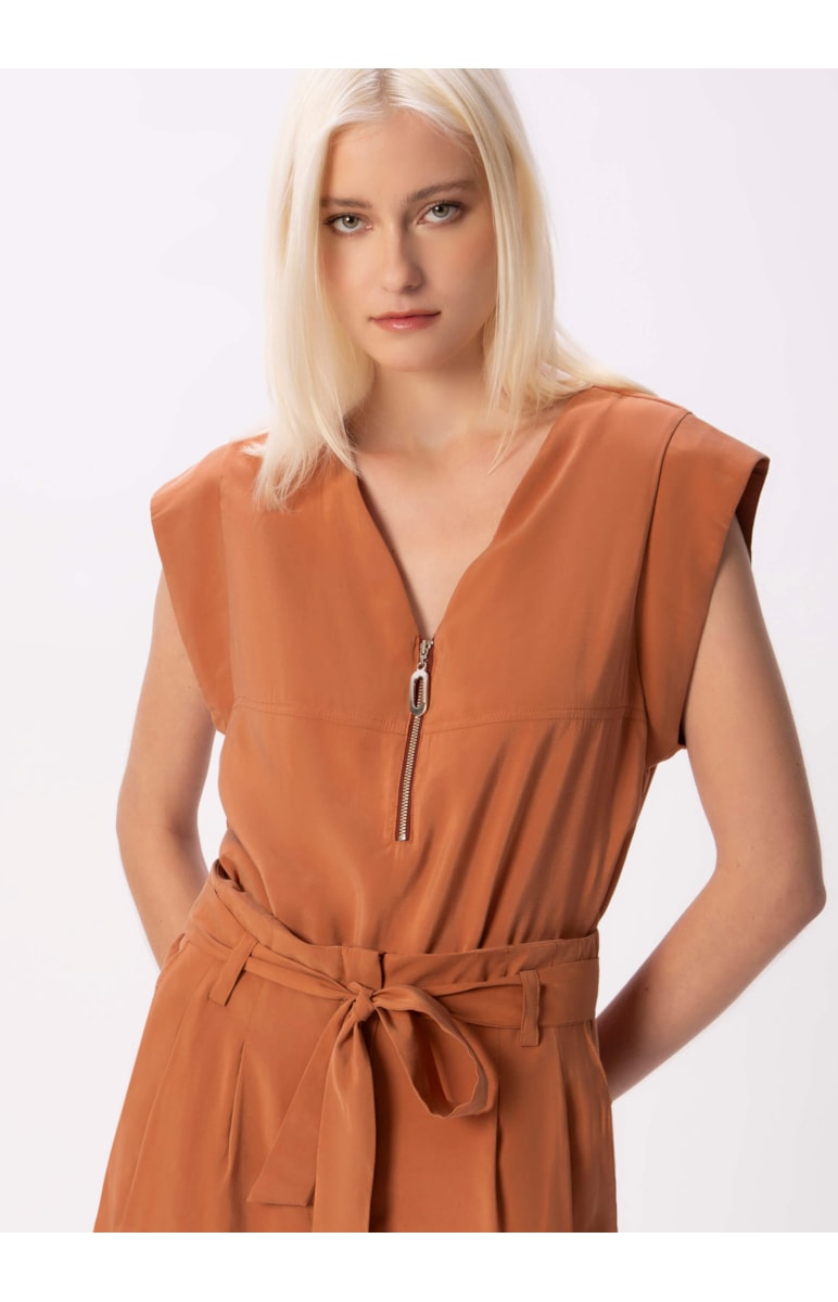 Blusa Cupro Touch Terra