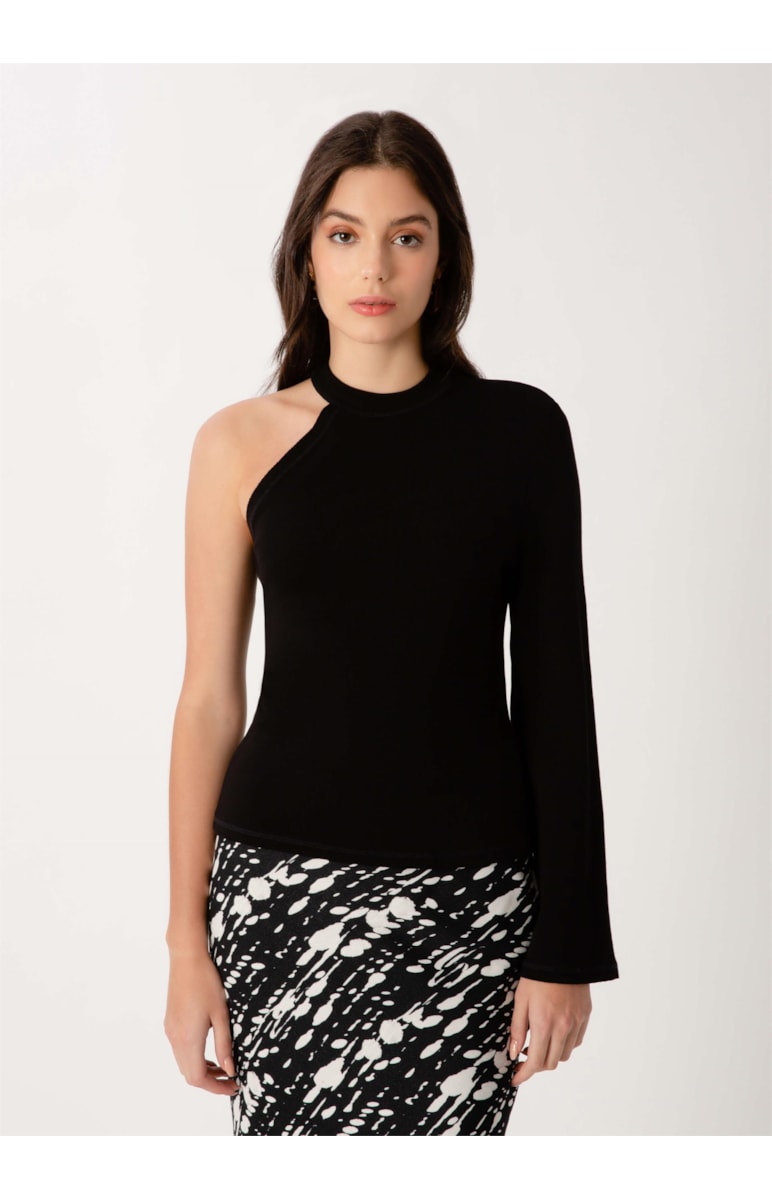 Blusa Cut Out Preto