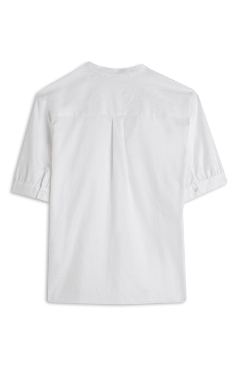 Blusa Decote Redondo Off White