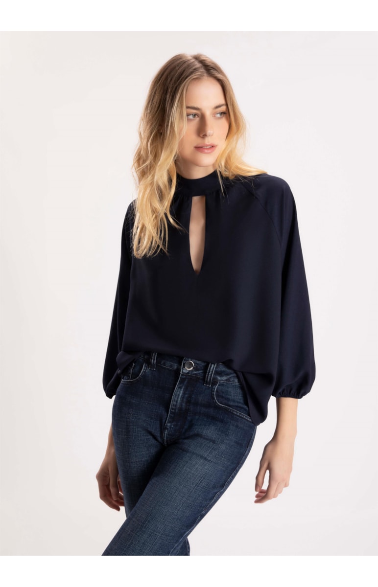 Blusa Duomo Dark Navy