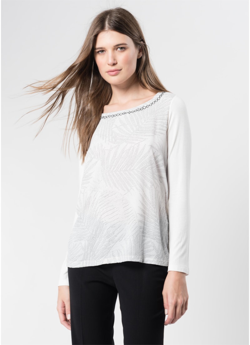 Blusa Estampada Nesgas Estampado