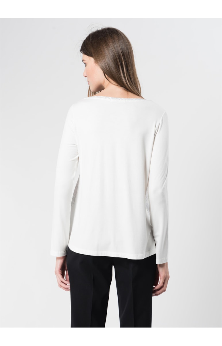 Blusa Estampada Nesgas Estampado