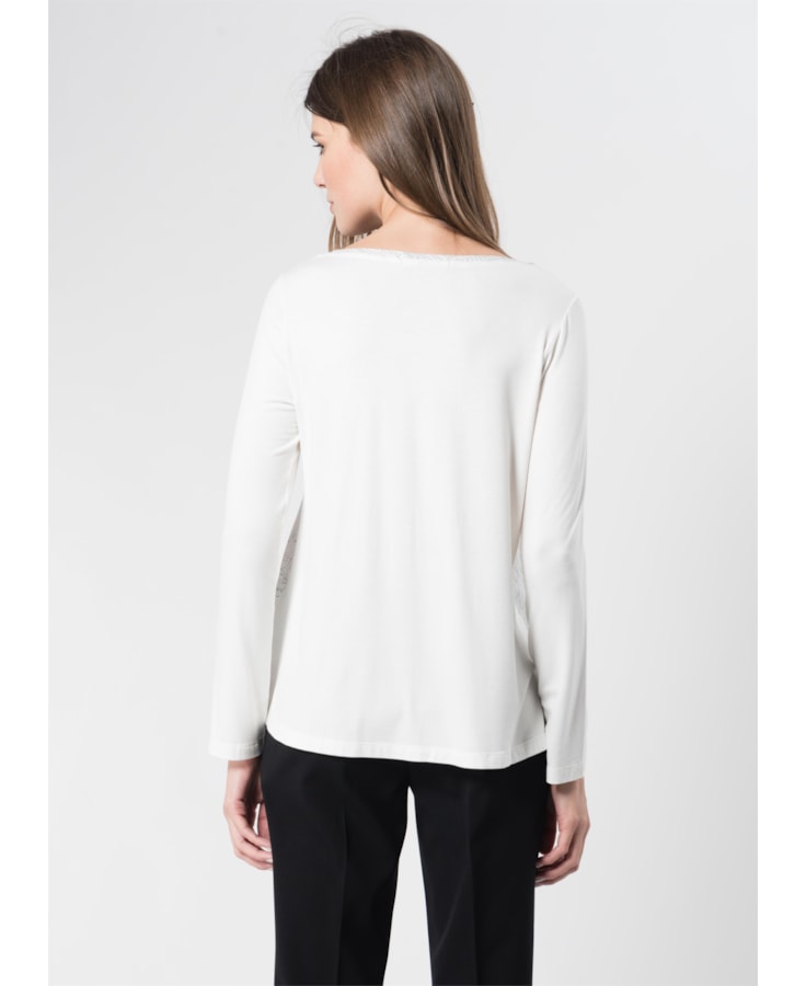 Blusa Estampada Nesgas Estampado