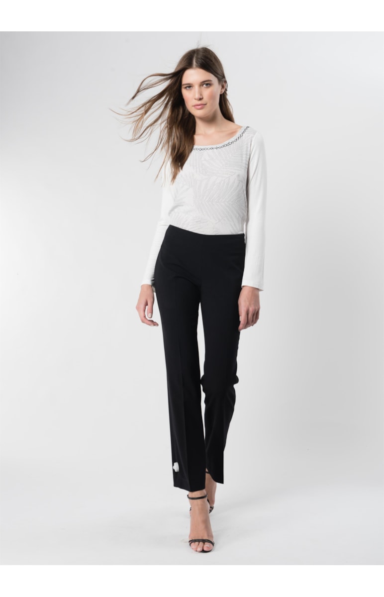 Blusa Estampada Nesgas Estampado