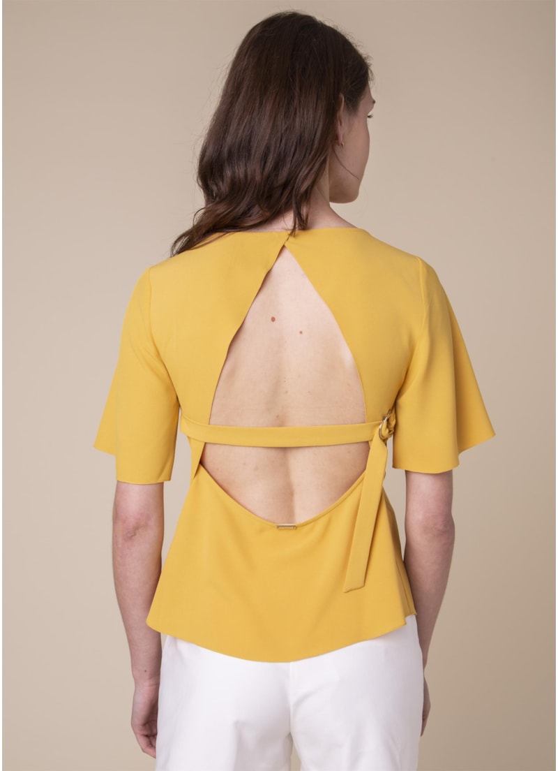 Blusa Fivela Meia Lua Amarelo